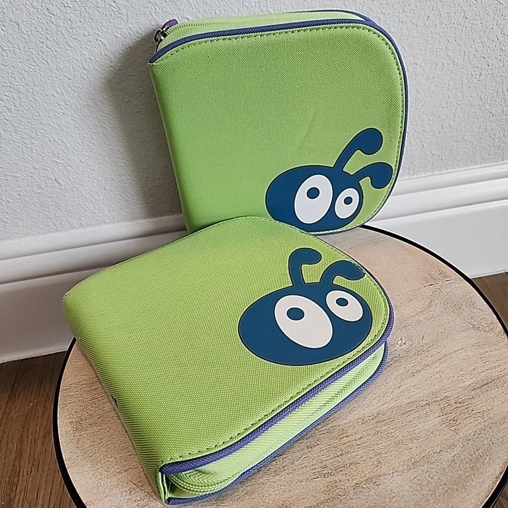 Set Of 2 Cuttlekids Cuttlebug Provo‎ Craft Storage Scrapbook ZIPPER CASE ONLY